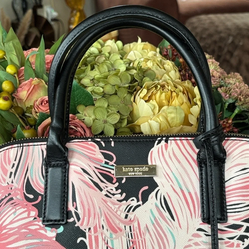Kate Spade Brightwater Drive Small Rachelle Handbag Tropical Crossbody Purse